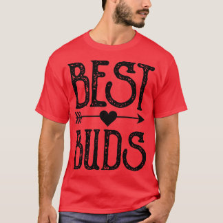 T-shirt Best Buds Meilleurs Amis Correspondant BFF Amitié