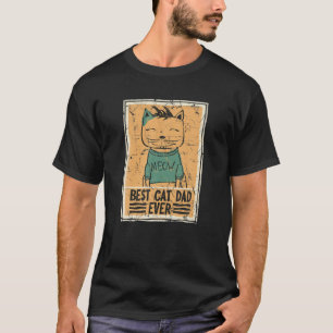 T-shirt Best Cat Dad Ever