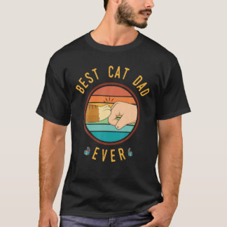 T-shirt Best-Cat Dad Ever - Ginger Cat Edition