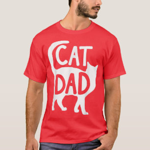 T-shirt Best Cat Dad Fathers Men Kitty Daddy Papa Christma