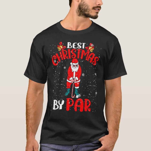 T-shirt Best Christmas By Par Funny Christmas Père Noël Go (Devant)