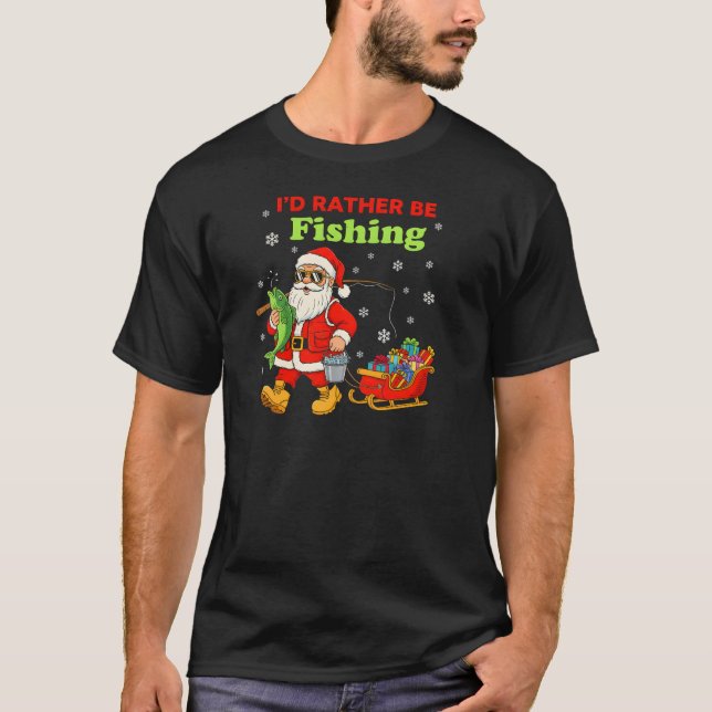 T-shirt ​Best Christmas Gift for a Fisherman (Devant)