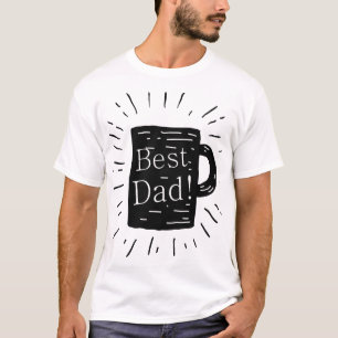 T-shirt "Best Dad" - Cadeau parfait pour la Fête d