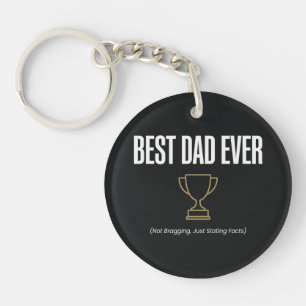 T-Shirt 'Best Dad Ever Trophy' - Die besten Vatert Schlüsselanhänger