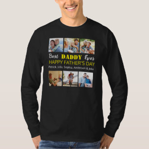 T-shirt Best Daddy Ever : Fête des pères personnalisée Col