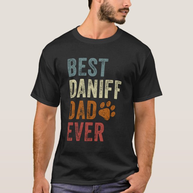 T-shirt Best Daniff Papa Ever Daniff Papa Fête des pères (Devant)