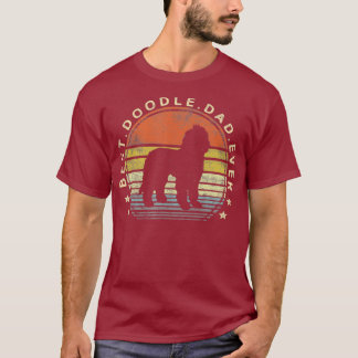 T-shirt Best Doodle Papa Propriétaire Amoureux des chiens 