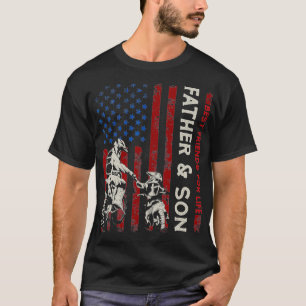 T-shirt Best Friends For Life Père Son Dirt Bike USA