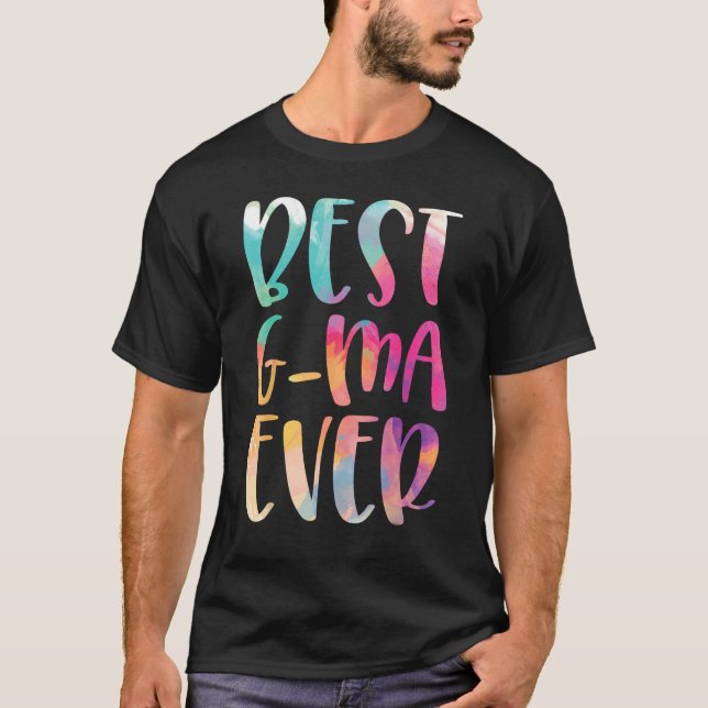 T-shirt Best G-ma Ever Mother's Day (Devant)