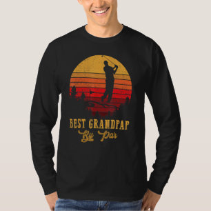T-shirt Best Grandpap By Par Fête des pères Golf Golf 1