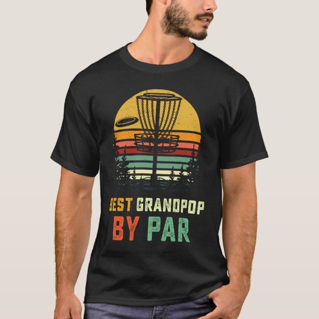 T-shirt Best Grandpop Disc Golf  Grandpa Frisbees Disk Gol (Devant)