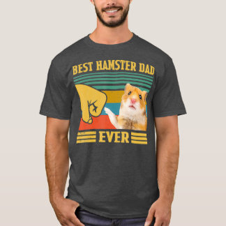 T-shirt Best Hamster Dad Ever Vintage Fathers Day