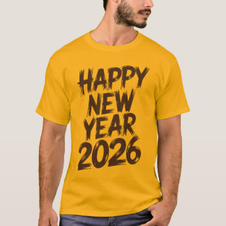 T-shirt Best Happy New Year 2026 Wishes for Friends