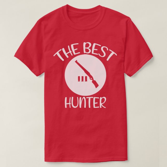 T-shirt 'best hunter hunting (Design devant)