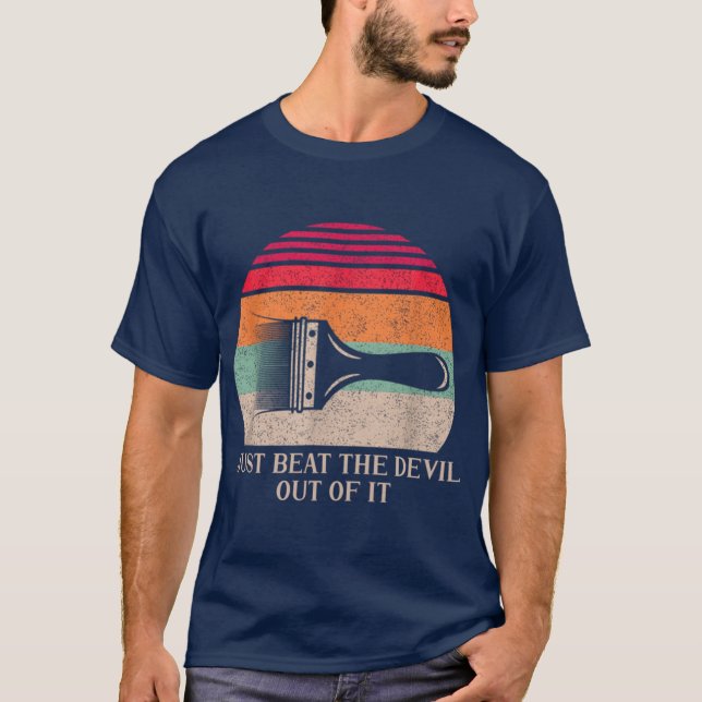 T-shirt Best Just Beathe Devil Out Of girl (Devant)