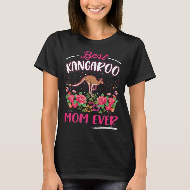T-shirt Best Kangaroo Mom Ever Australia Kangaroo 1 (Devant)