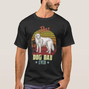 T-shirt Best Kuvasz Papa Ever Papa Daddy Propriétaire Amou