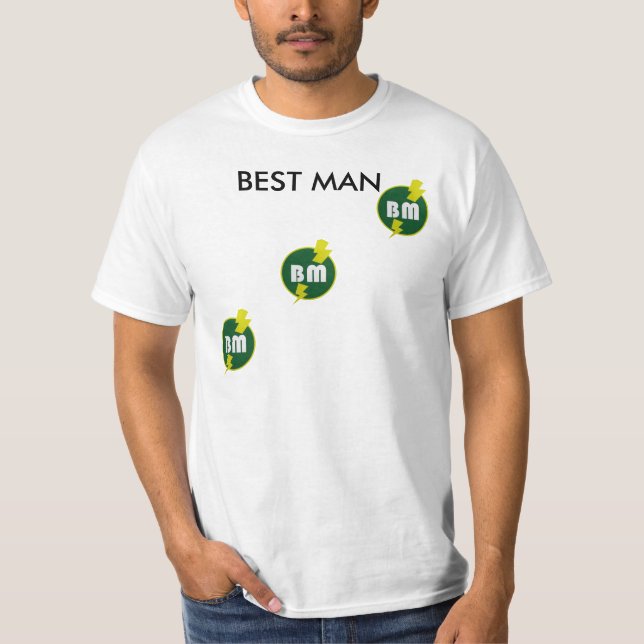T-shirt BEST MAN (Devant)