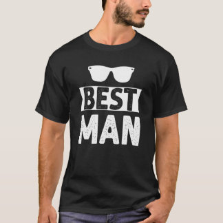 T-shirt Best Man Wedding Groomsmen Bridal Bachelor Party