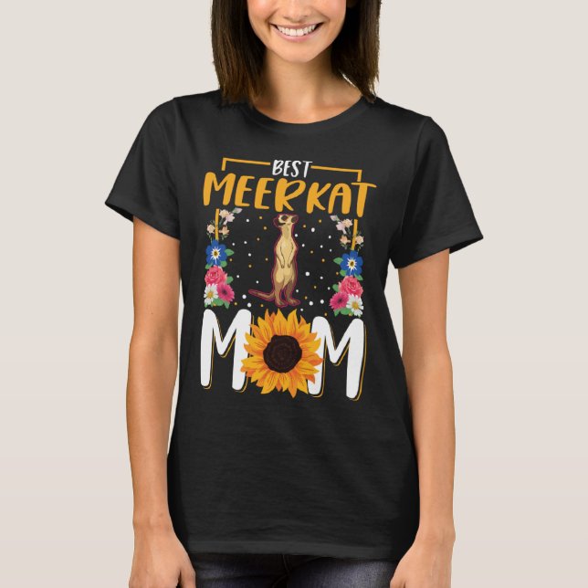 T-shirt Best Meerkat Mom Ever  2 (Devant)