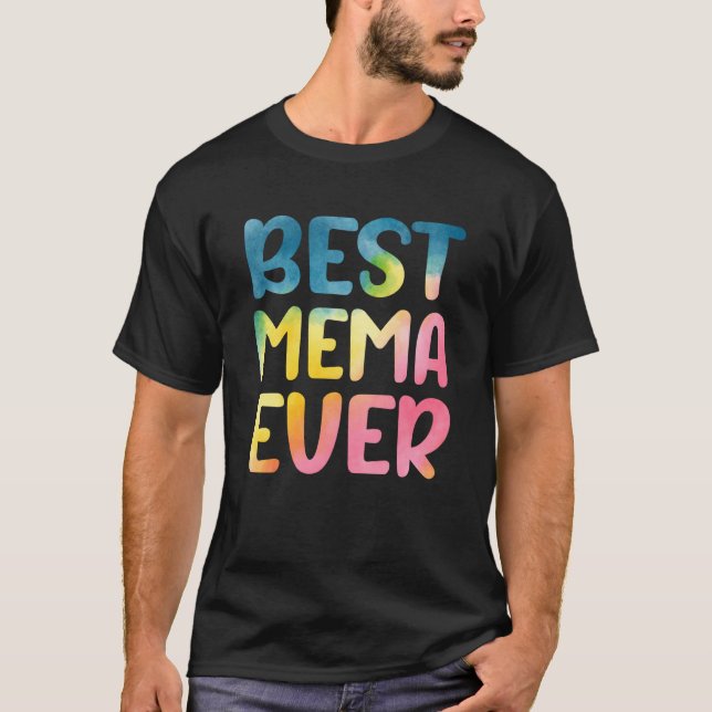T-shirt Best Mema Ever Mother's Day Mema (Devant)
