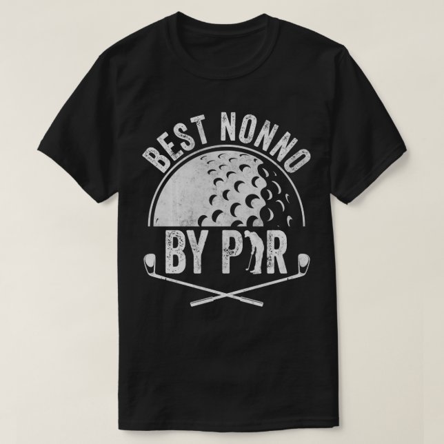 T-shirt Best Nonno By Par Golf Lover Sports Gig Golf (Design devant)