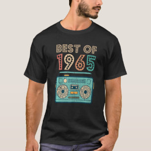 T-shirt Best of 1965 57th Birthday Retro Vintage