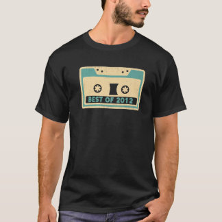 T-shirt Best Of 2012 S Cassette Lecteur Bande Vintage Retr