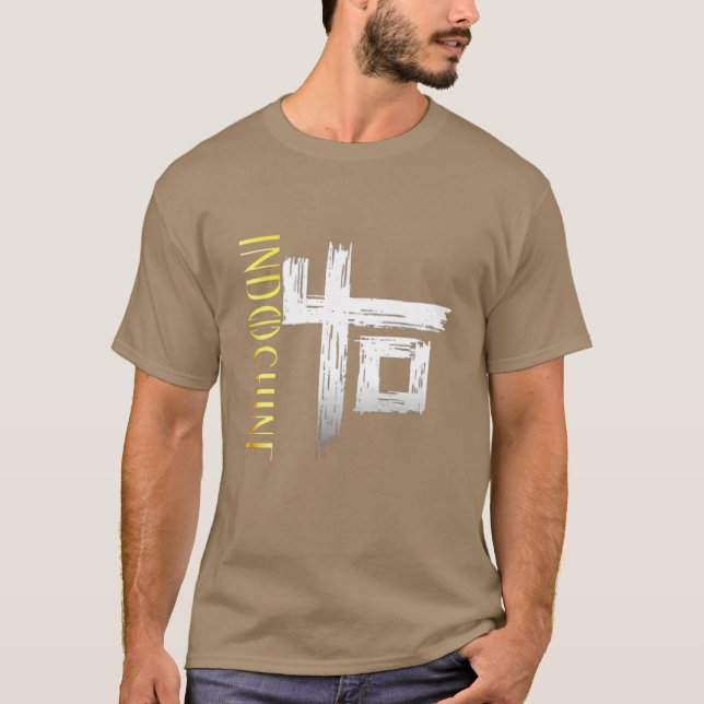 T-shirt Best of Indochine band 2 eselna Genres Rock retro (Devant)