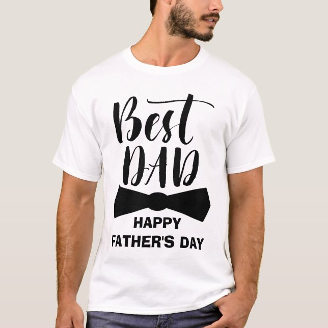 T-shirt Best Papa - Bonne Fête des pères (Devant)