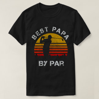 T-shirt Best Papa By Par Golf