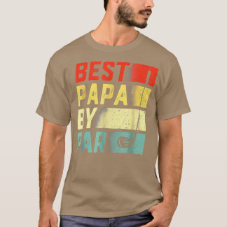 T-shirt Best Papa By Par Golf Lover Cadeau Funny Père's D
