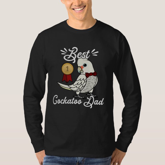 T-shirt Best Parrot Dad I Goffins Cockatoo (Devant)