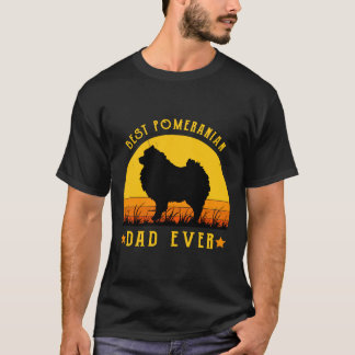 T-shirt Best Pomeranian Dad Ever Funny Dad Graphic Labrad