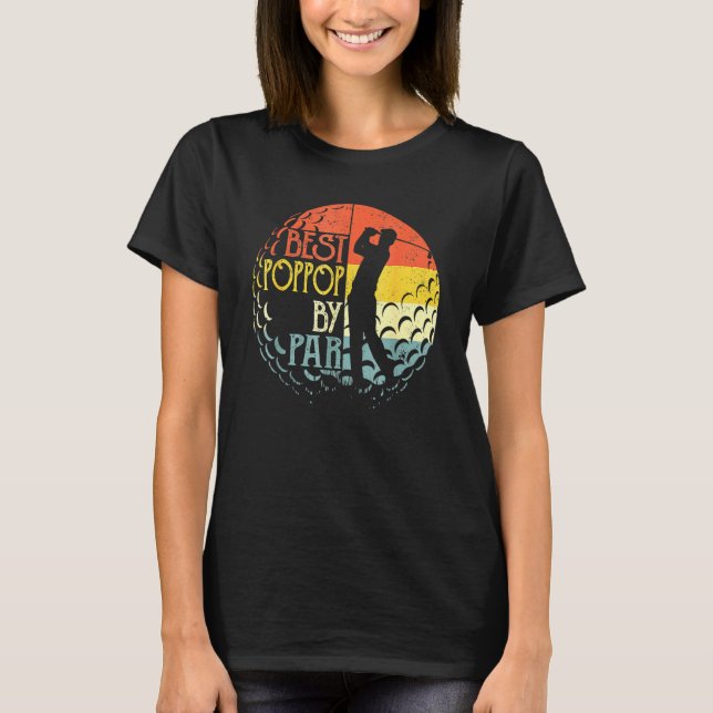 T-shirt Best Poppop By Par Golf  Sports Christmas (Devant)