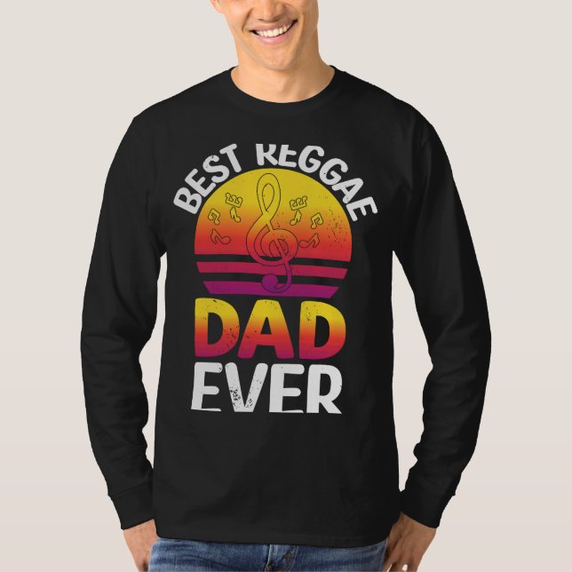 T-shirt Best Reggae Dad Ever I Rasta I Rastafari I Jamaica (Devant)