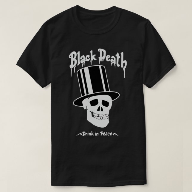 T-shirt BEST SELLER - Black Death Vodka Logo Merchandises  (Design devant)