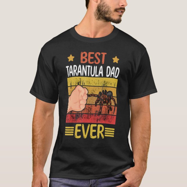T-shirt Best Tarantula Dad  pet (Devant)