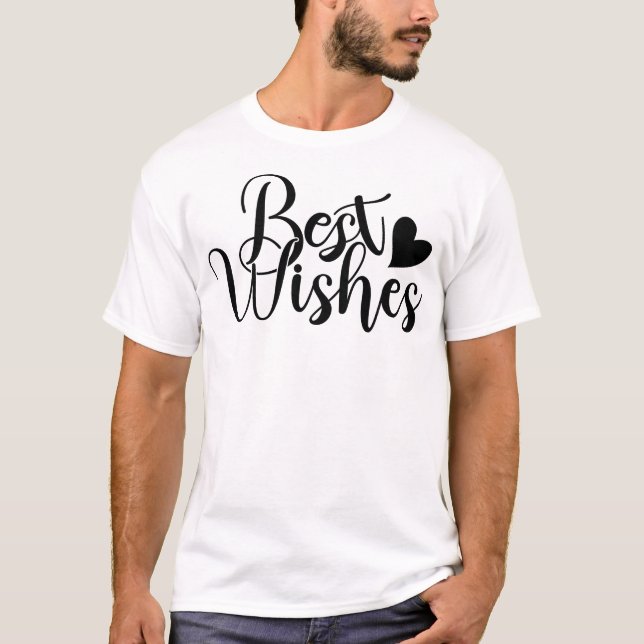 T-shirt "Best Wives Text" | Cadeau motivationnel (Devant)