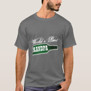 T-Shirt 'Bester Opa der Welt' Vintage-Bierflasch