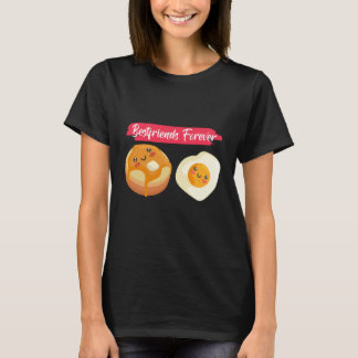 T-shirt Bestfriends Forever Pancakes And Eggs Breakfast Pa