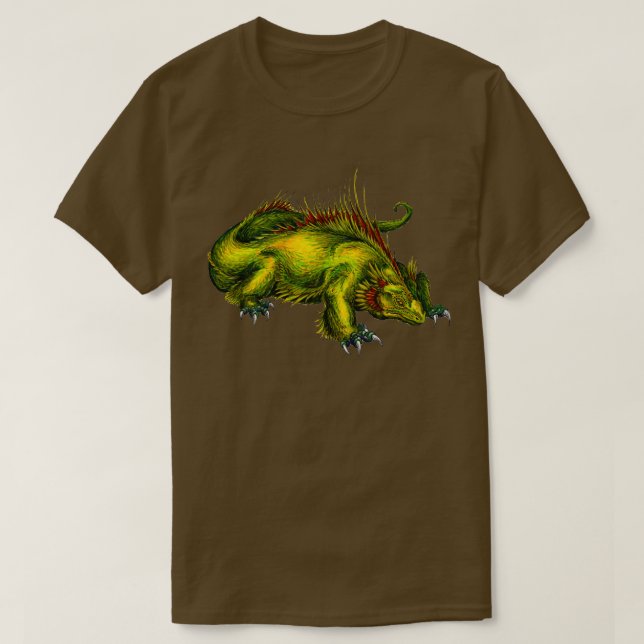 T-shirt Bestiaire 7 Le Kat Lizard (Design devant)