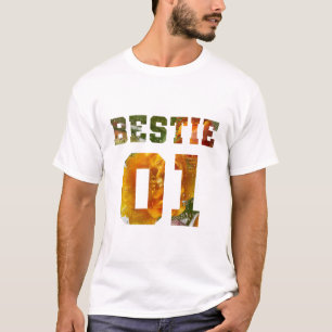 T-shirt Bestie à fleurs 01