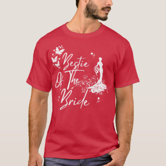 T-shirt Bestie Of The Bride Mariage Meilleur Ami Don 1