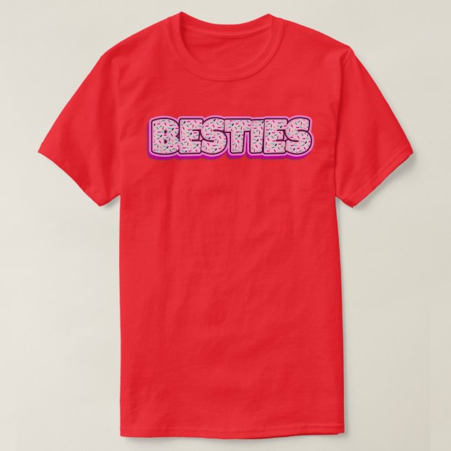 T-shirt Besties Donuts Baker Donut Lover Baking Best Frien (Design devant)