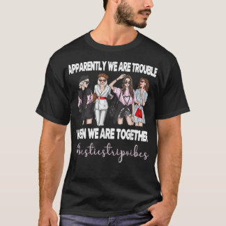 T-shirt Besties Vibes Voyage Meilleur Ami Vacances Voyage 