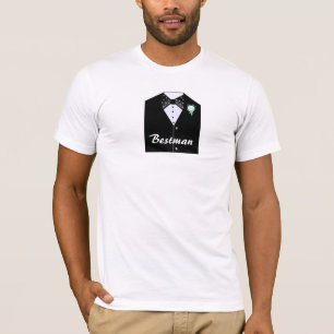T-shirt Bestman Black Tuxedo