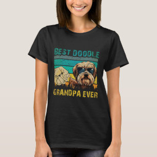 T-shirt bests Doodle Grand-père Jamais Poodle Chien Papa P