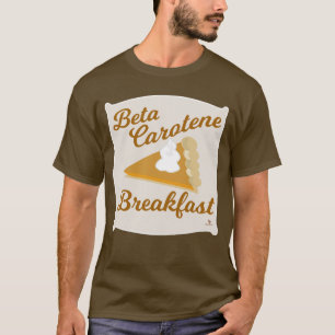 T-shirt Beta Carotène Petit-déjeuner Thanksgiving Fun Art