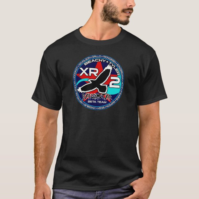 T-shirt Bêta équipe de Ravenstar mk1 (Devant)